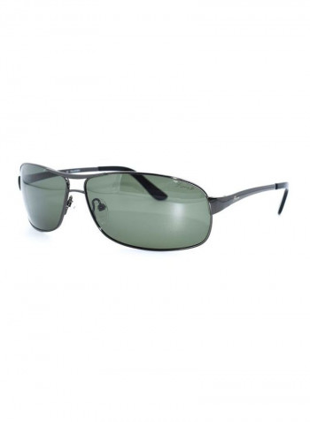 Men's UV-Protected Rectangular Sunglasses