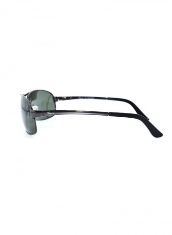 Men's UV-Protected Rectangular Sunglasses