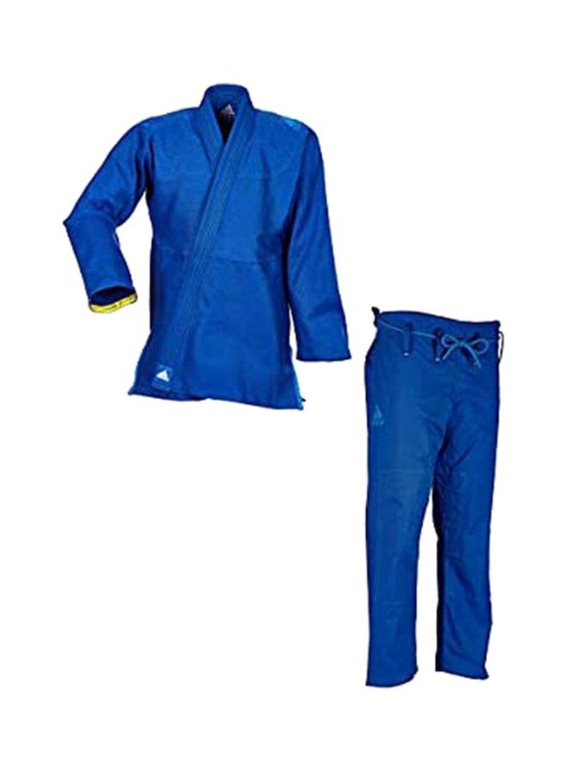 Challenge 2.0 Brazilian Jiu-Jitsu Uniform - Blue/Shock Blue, M0 120cm