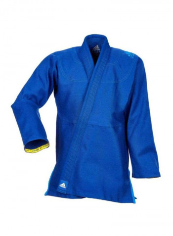 Challenge 2.0 Brazilian Jiu-Jitsu Uniform - Blue/Shock Blue, M0 120cm