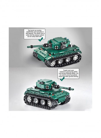 313-Piece Cadfi Detech RC Tank Building Block Set C51018