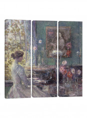 3-Piece Canvas Print Improvisation Wall Art Multicolour 100 x 100 x 3.5centimeter