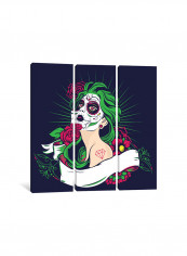 3-Piece Canvas Print Poison Ivy Wall Art Multicolour 100 x 100 x 3.5centimeter