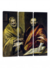 3-Piece Canvas Print St Peter And Paul Wall Art Multicolour 100 x 100 x 3.5centimeter