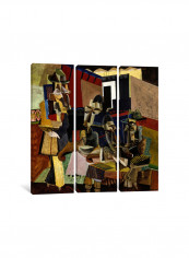 3-Piece Canvas Print The Visit Wall Art Multicolour 100 x 100 x 3.5centimeter