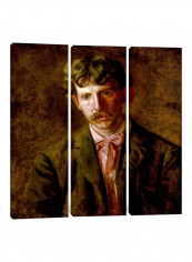 3-Piece Canvas Print The Pianist Wall Art Multicolour 100 x 100 x 3.5centimeter
