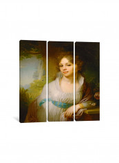 3-Piece Canvas Print Portrait Of Lopukhina Wall Art Multicolour 100 x 100 x 3.5centimeter