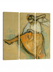 3-Piece Canvas Print The Russian Dancer Wall Art Multicolour 100 x 100 x 3.5centimeter