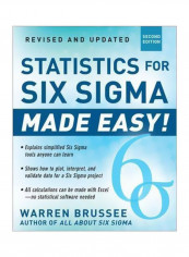Statistics For Six Sigma Made Easy! Paperback