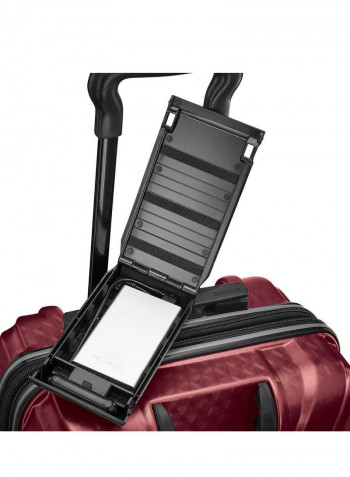Fender Hardside Trolley Luggage with USB outlet Burgundy Burgundy