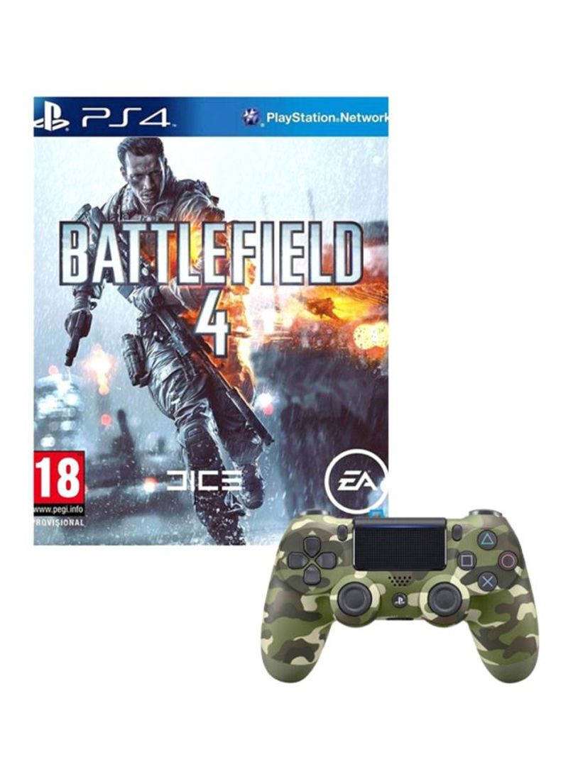 Battlefield 4 (Intl Version) With DualShock 4 Wireless Controller - Action & Shooter - PlayStation 4 (PS4)