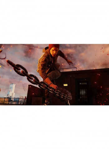 Infamous: Second Son (Intl Version) With Controller - Adventure - PlayStation 4 (PS4)