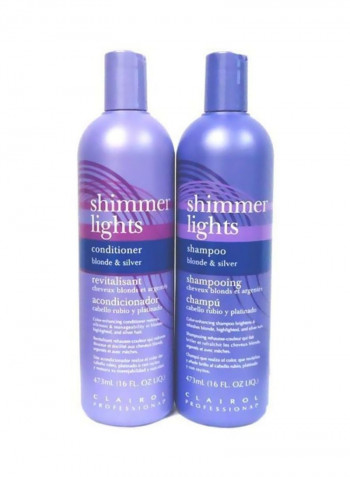Pack Of 2 Shimmer Lights Shampoo And Conditioner - Blonde And Silver 16ounce