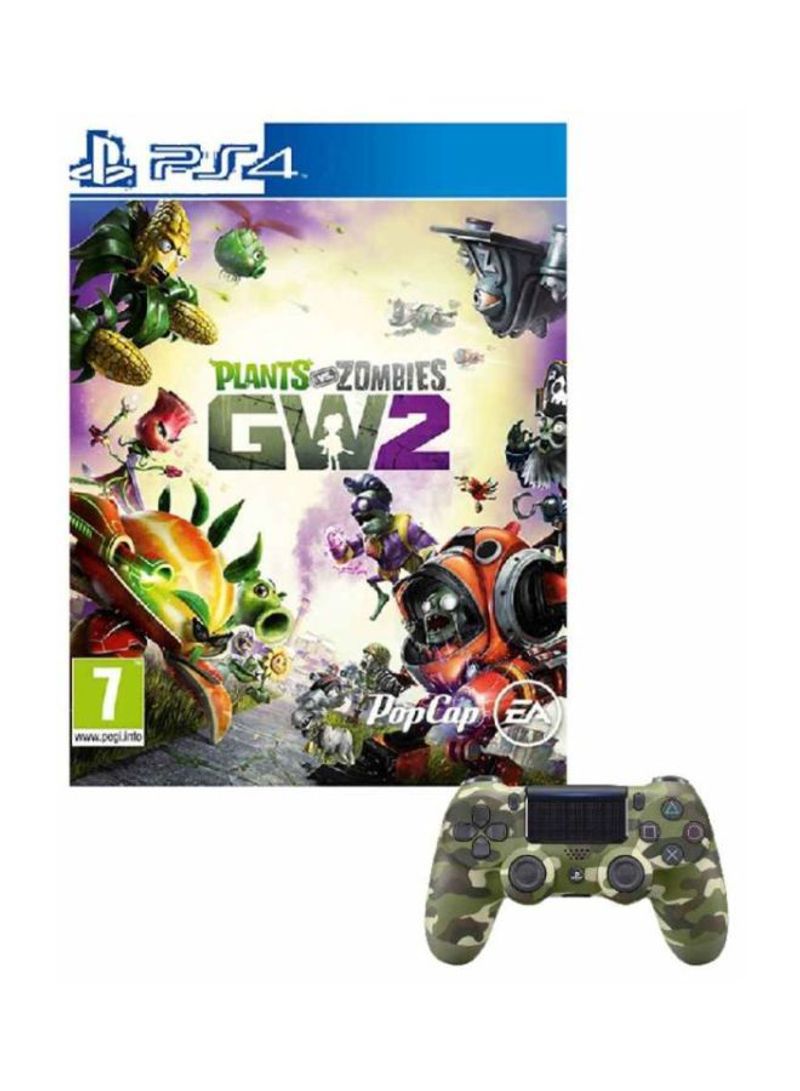 Plant Vs Zombies Garden Warfare 2 (Intl Version) With DualShock 4 Wireless Controller - PlayStation 4 (PS4)