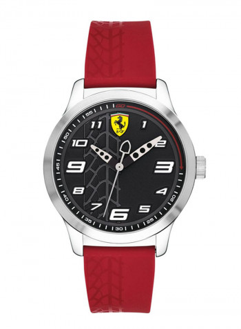 Men's Water Resistant Silicone Analog Watch 840019