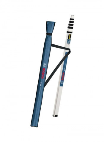 Professional Measuring Rod Silver/Black/Blue 5000x80millimeter