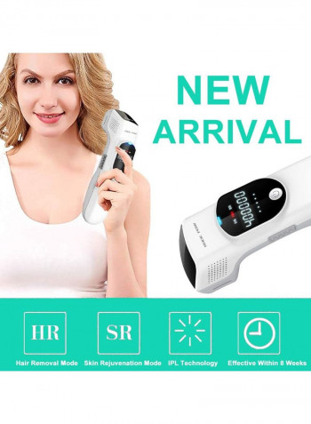 IPL Painless Laser Hair Remover Device White