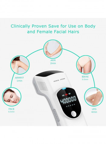 IPL Painless Laser Hair Remover Device White