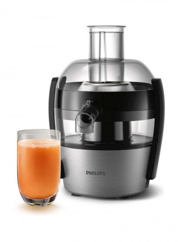 Juice Extractor 0.5L HR1836 Silver/Black/Clear