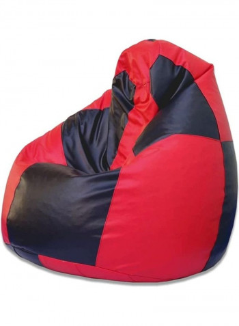 Luxe  Bean Bag Red/Black