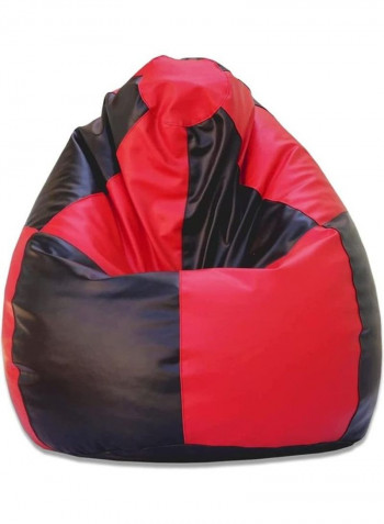 Luxe  Bean Bag Red/Black
