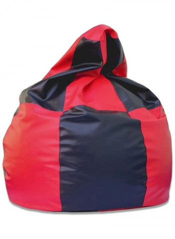 Luxe  Bean Bag Red/Black