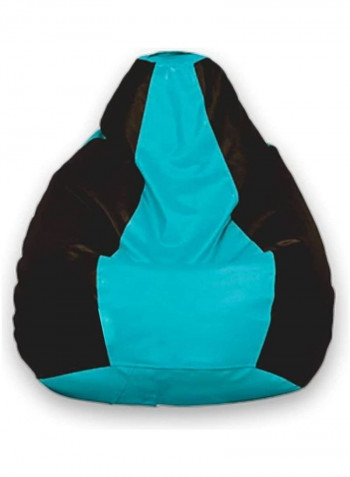 Luxe PVC Bean Bag Blue/Black