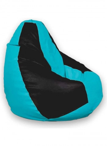 Luxe PVC Bean Bag Blue/Black
