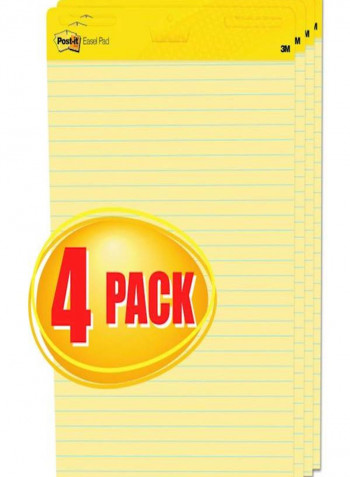 PostIt 25 X 30Inches Easel Paper With Lines Pad