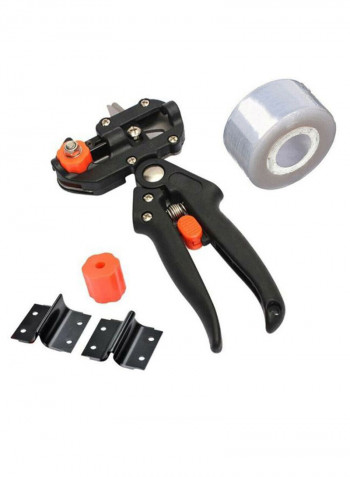 Grafting Shears Scissor Cutting Tool Black/Silver/Orange