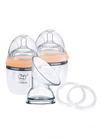 5-Piece Generation 3 Silicone Breast Pump Set