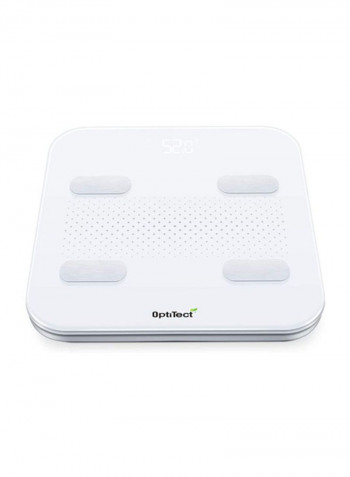 Bathroom Digital Weight Scale White 30 x 30 x 2cm