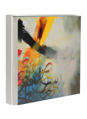 Taabeer Picture Box Orange/Blue 50x50centimeter