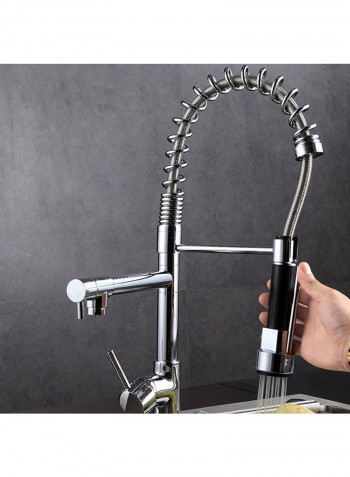 360° Rotate Faucets With Ceramics Valve Silver 55x6.50x30.50centimeter