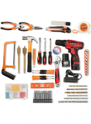 60-Piece Dedeo Cordless Household Power Tools Multicolour 20centimeter