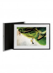 Salaam I Decorative Framed Print White/Green/Black 60×44×3centimeter