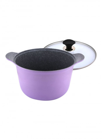 9-Piece Alumimium Cookware Set Lavender