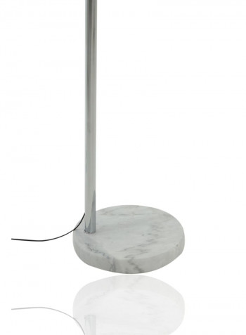 Frisco Metal Floor Lamp Silver/Black