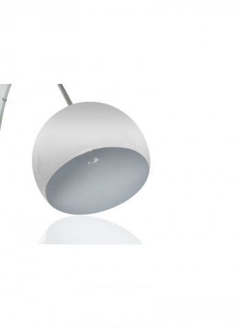 Frisco Metal Floor Lamp Silver/Black