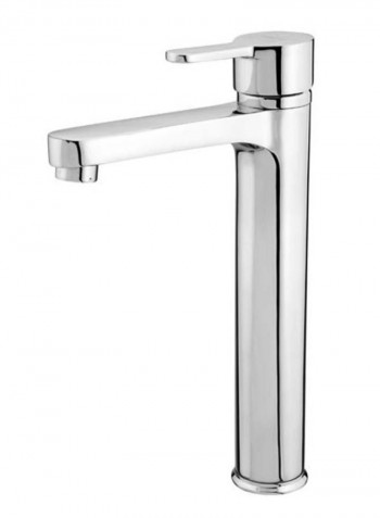 Single Lever Basin Mixer Silver 15millimeter