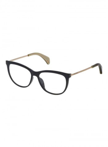 Women's Full Rim Rectangular Eyeglass Frame - Lens Size: 53 mm