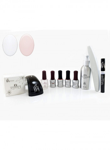 10-Piece Nail Art Kit متعدد الألوان