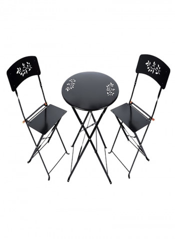 Garden Furniture Set Black