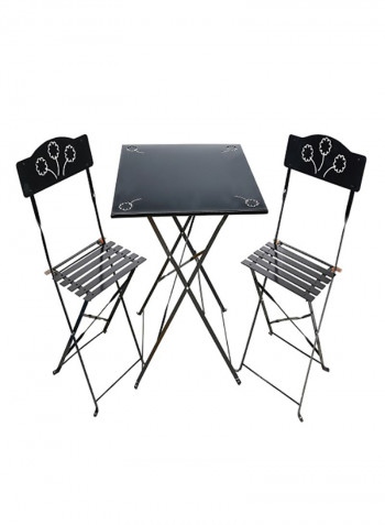 Garden Furniture Set Black
