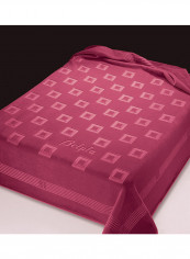 Modern Patterned Printed Blanket Polyester Strawberry 220 x 240cm