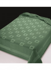 Modern Patterned Printed Blanket Polyester Green 220 x 240cm