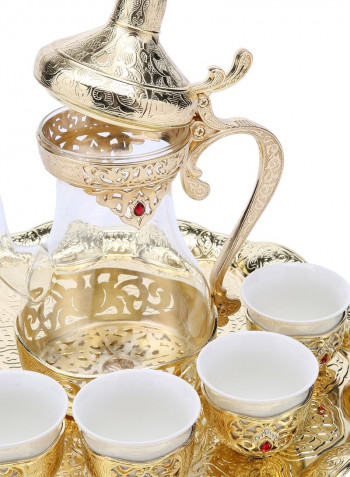 6-Piece Coffee Set Gold