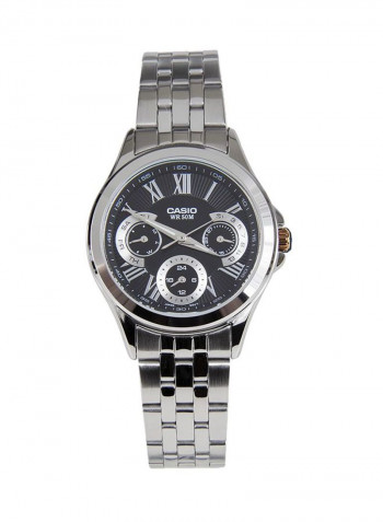 Stainless Steel Analog Quartz Watch LTP-E308D-1AVDF