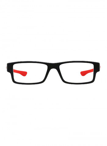 Men's Rectangular Eyeglass Frame - Lens Size: 48 mm