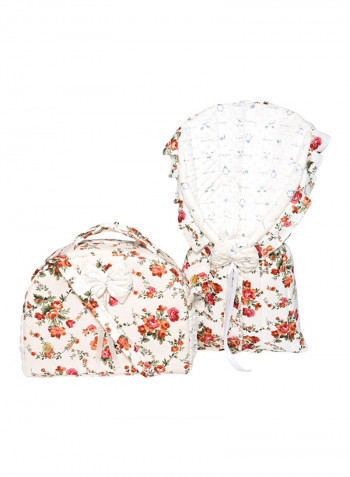 Printed Cotton Stroller And Sleeping Bag Set
